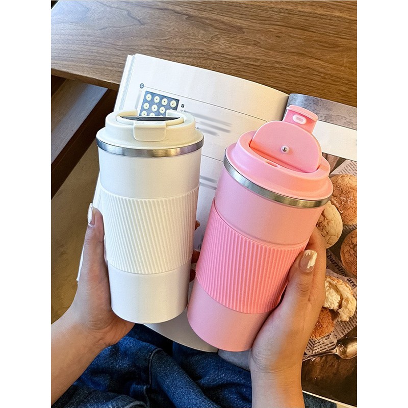 Vacuum Insulation Cup 304 Stainless Steel Simple Portable Temperature Display