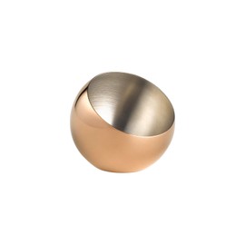 APS Sphere 40771 Bowl Set of 3 Diameter 8 cm Height 7 cm 0.1 Litre Stainless Steel Copper Look