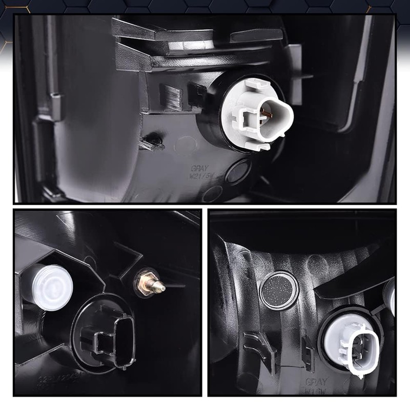 PIT66 Rear Tail Light w/Blubs Driver Left Side Compatible with