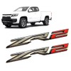 2Pcs Rear Tailgate ZR2 Emblems Truck Badge Sticker Compatible with