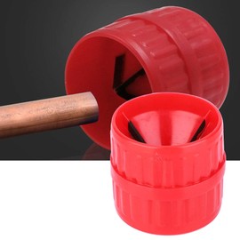 Inner Outer Reamer Pipe And Tube Deburring Reamer Tubing Fas Tool for PVC PPR Copper Brass Aluminium Pipes Red