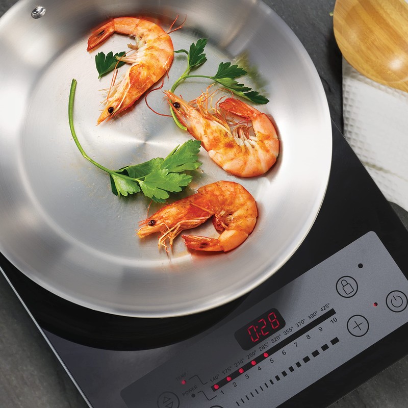 Tramontina Signature Tri-Ply Clad Stainless Steel 12-Inch Large Frying Pan,