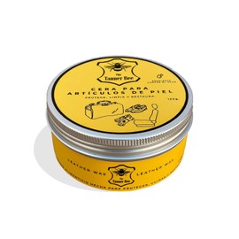 TANNER BEE Cera de Abeja para Limpiar y Restaurar Piel o Cuero | Sillones, Interior de Coche, Zapatos, Tenis, Bolsos, Chamarras, Cualquier Artículo de Piel, Muebles de Madera