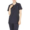 Zip Scrub 7038SC Women's White Coat, Zip Scrub, Dark navy