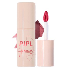 PIPL Lip Gloss Lip Lipstick Gloss Matte Lip Soft Lipstick Matte Gloss Moist Moisturizing Tintrip (04# Peach Cream)