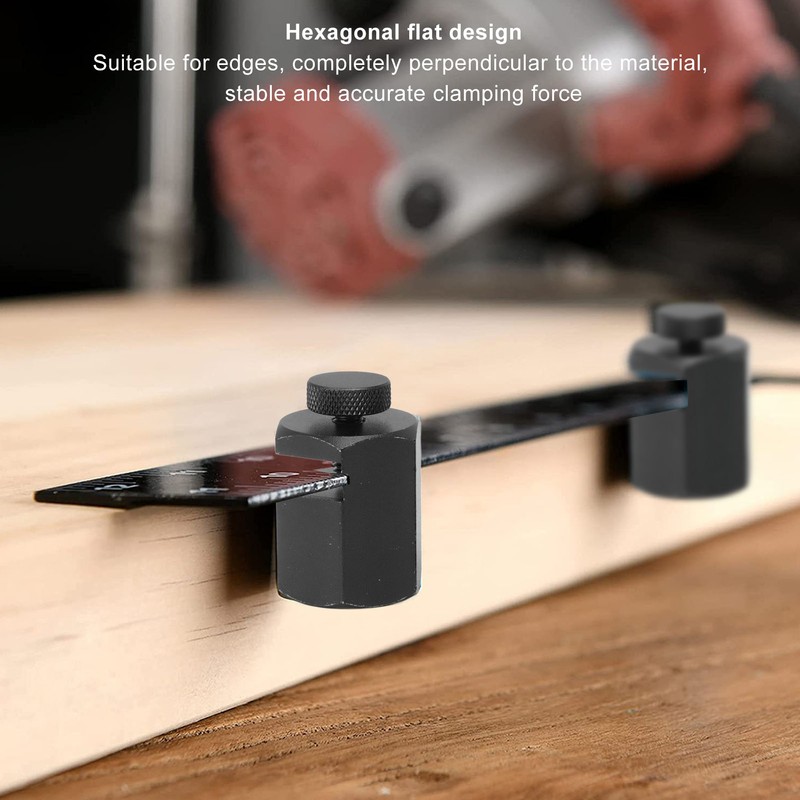 2PCS Stair Guages Knobs Aluminium Alloy Stair Stringer Layout Tool