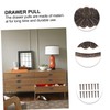 Operitacx 3sets 4pcs Retro Drawer Ring Handles Durable Alloy Pulls
