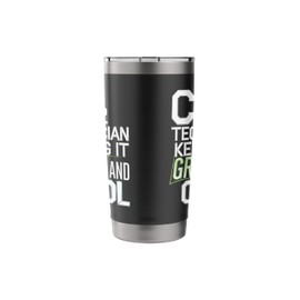 CO2 Tech Keeping It Green R744 Cooling Refrigeration Tech Stainless Steel Insulated Tumbler