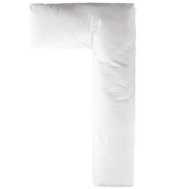 Cheer Collection White Pillowcase for L Shaped Pillow