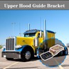2 Pack Upper Hood Guide Bracket Fit for Peterbilt 384
