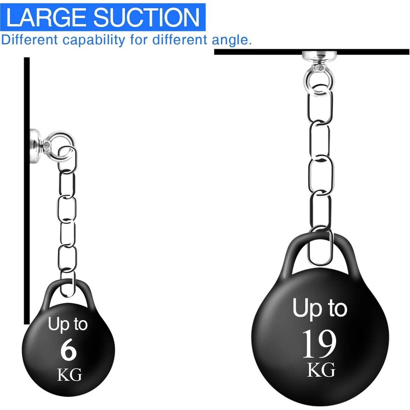 Wukong 12 Pack Magnet Hook,19kg Pulling Force Powerful Round Neodymium