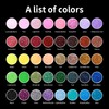 DSYZWEE Glitter Tattoo Set, 30 Colours Glitter Tattoos, Children's Glitter