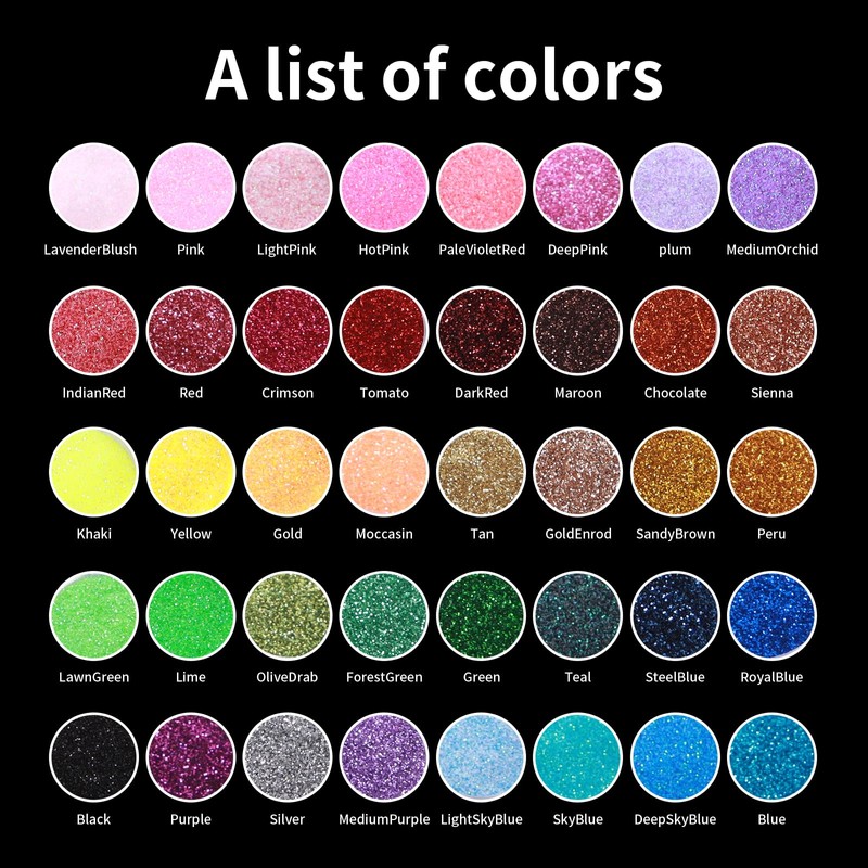DSYZWEE Glitter Tattoo Set, 30 Colours Glitter Tattoos, Children's Glitter