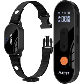 Dog Shock Collar with Remote Control: 2000Ft Rechargeable Dog Training Collar with 3 Training Modes, Waterproof Electric Shock Collar for 5-120lbs Small Medium Large Dogs