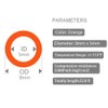 Quickun Pneumatic Tubing 8mm x 5mm PU Polyurethane Tube Air