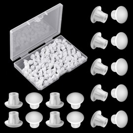 Jetec 3/16" Plastic Plugs for Round Hole, Shelf Cap Cabinet Hole Cover Cupboard Shelf Pegs for in Furniture Cabinet Cupboard Shelves(1000 Pieces)