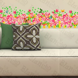 Butterfly Echoes In Blossom - Wall Decals Stickers Appliques Home D¨¦cor