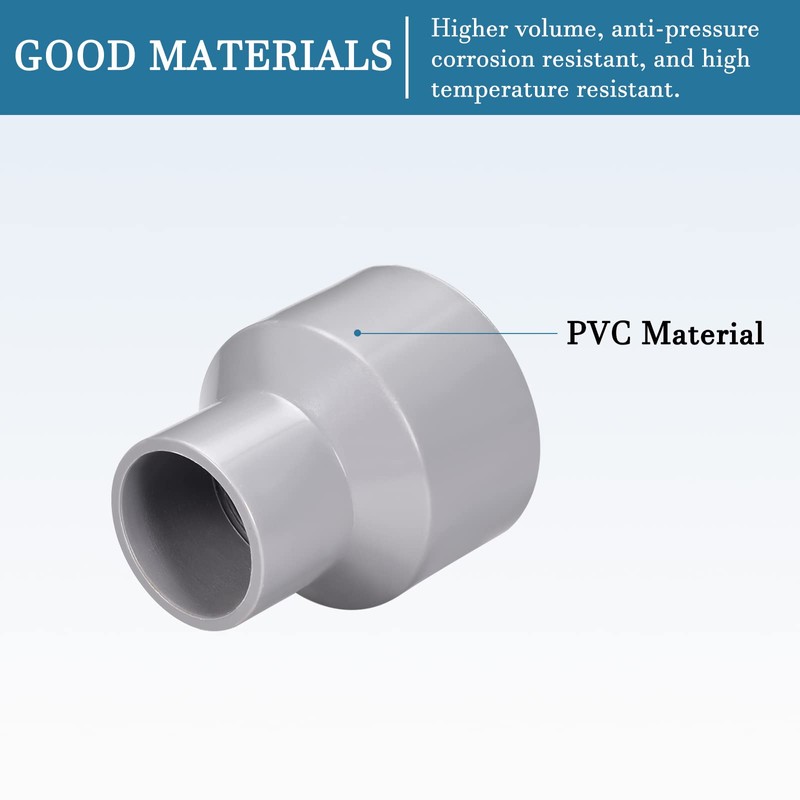 QUARKZMAN 50 mm x 40 mm PVC Reducer Coupling x