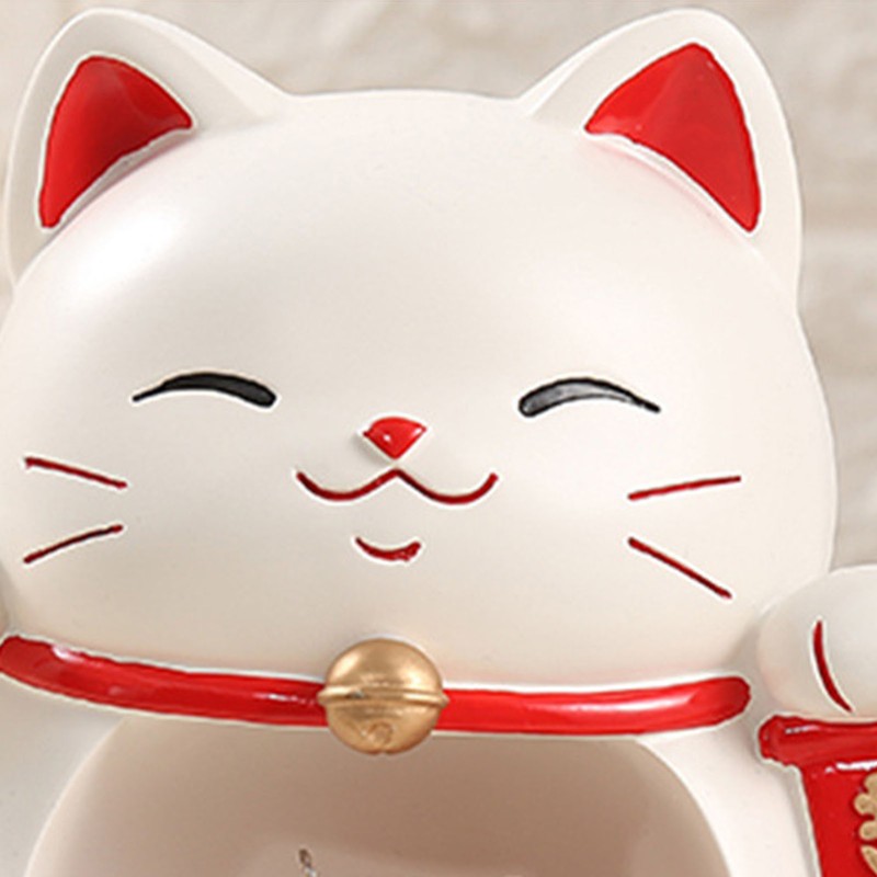 Chinese Lucky Cat Decoration Desktop Fortune Cat Statue Decorations Chinese