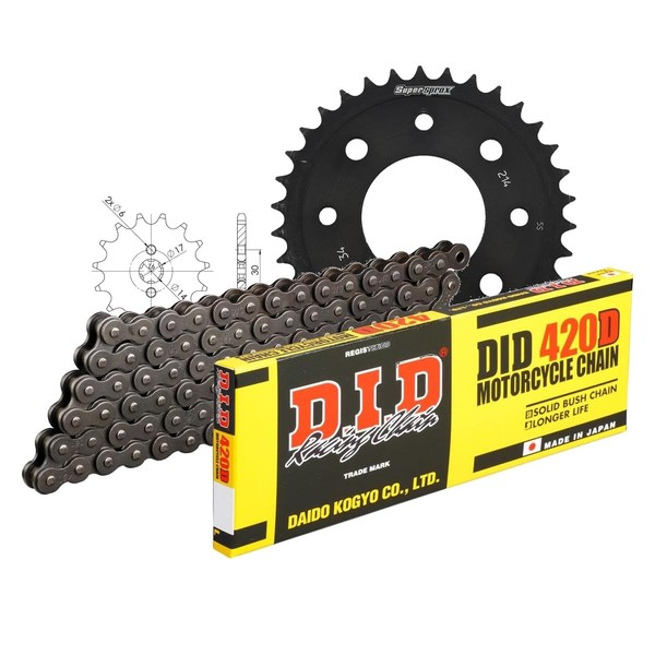 Chain Set DID Steel 420D / 106 Clip Lock for