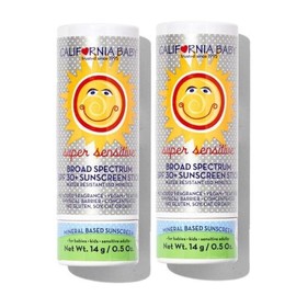 California Baby SPF 30  barra de bloqueo solar (0.5 onzas, paquete de 2)                                                                              