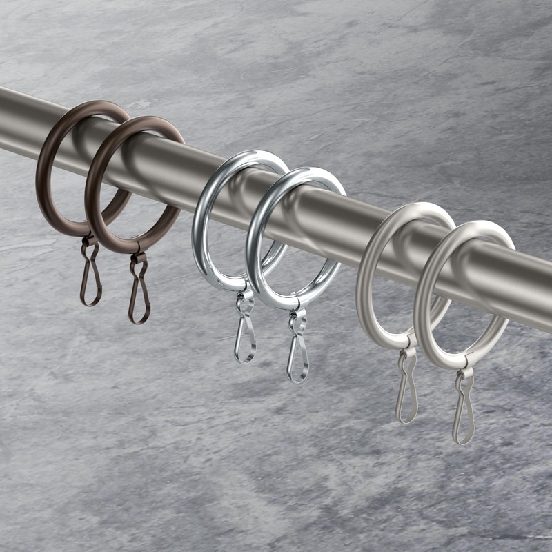 Gatco 834 Shower Curtain Ring, Chrome