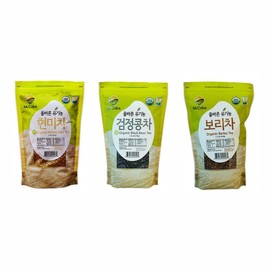 McCabe Organic Tea, 1.5 lb (24 oz) (3-Pack) USDA Certified Organic (Barley Tea, Black Bean Tea, and Brown Rice Tea), CCOF Certified(California Certified Organic Farmers)