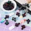 LIYDE 15 Pcs Religion Silicone Beads for Jewelry Making Jesus