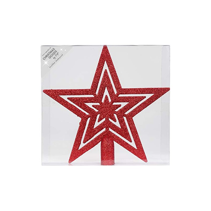 Inge Christmas Goods Star Christmas Tree Topper Star Shaped Christmas