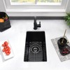 12 Inch Black Bar Sink Undermount-VASOYO 12x16 Rv Sink Kitchen