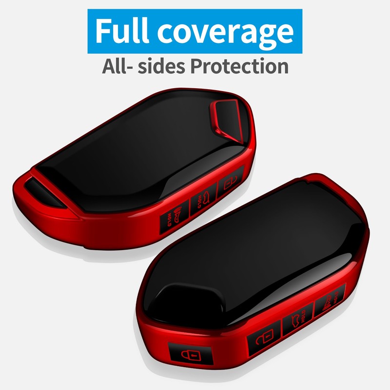 Tukellen for Kia Key Fob Cover,Special Soft TPU Key Case
