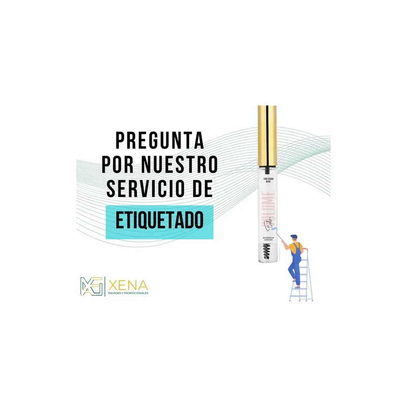 Envase Pet Rimel 6 Ml Tapa Dorada E Inserto Mayoreo