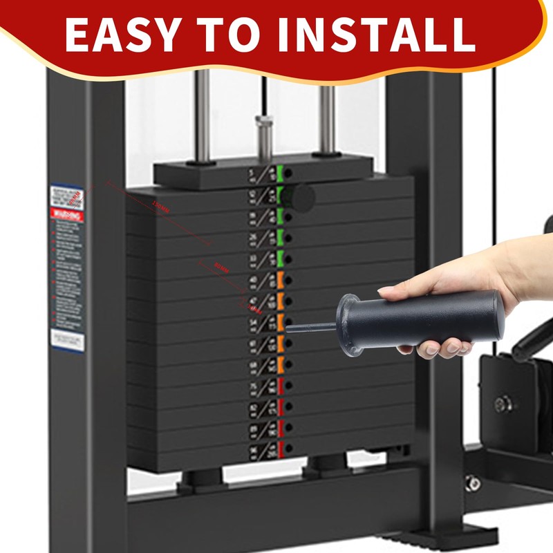 FNKTEK Weight Stack Pin And Spring Collar Weight Stack Extender