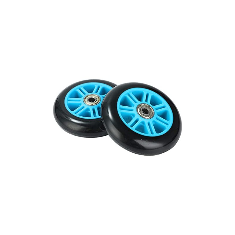 Stunt Scooter Wheels 100mm Pair - Replacement PU Wheels Suitable