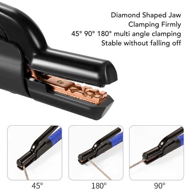 Welding Electrode Holder 500A Euro Style Heavy Duty Electrode Clamp