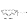 WJSYSHOP Heart with Wings Shape Cookie Cutter