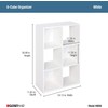Decorative Home Stackable 6 Cube Cubeicals Organizer Storage Bookcase, with