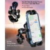 BRCOVAN Motorcycle Phone Mount Holder with Vibration Dampener Anti-Shake Hand...