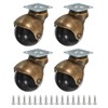 PATIKIL 2 Inch Ball Caster Wheels Set of 4, 360°