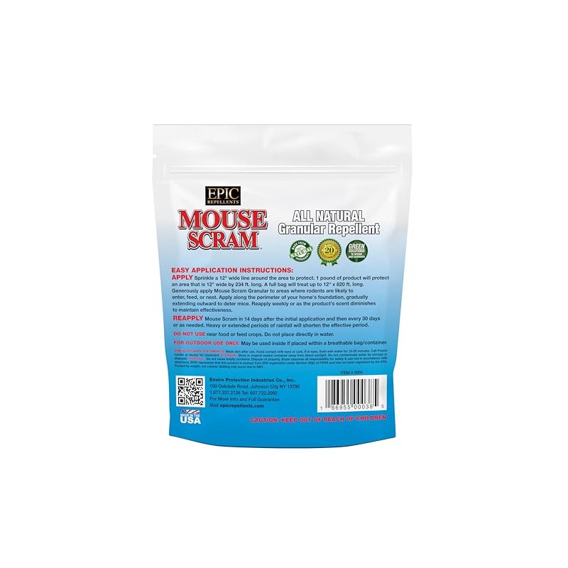 Mouse Scram All Natural Granular Repellent - All-Natural, Animal, People