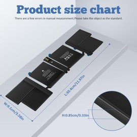 TREE.NB A2485 A2527 Laptop Battery for Apple MacBook Pro 16 inch A2485 (Late 2021) EMC3651, EMC3651 MK1E3LL/A MK183LL/A MK1F3LL/A MK193LL/A MK1H3LL/A MK1A3LL/A