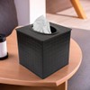 Hand Hammered Tissue Box Square Cover Holder & Dispenser -