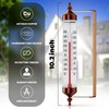 Steel Thermometer Indoor/Outdoor Waterproof Decorative (Adjustable Angle)