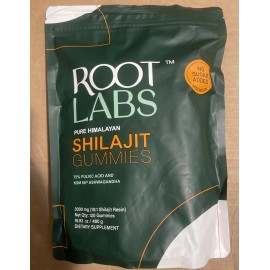 Pure Root Labs Pure Himalayan Shilajit Gummies with KSM-66 Ashwagandha – 120 Gummies