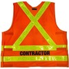 NYCTA Style Contractor High Visibility Reflective Safety Vest Zipper &