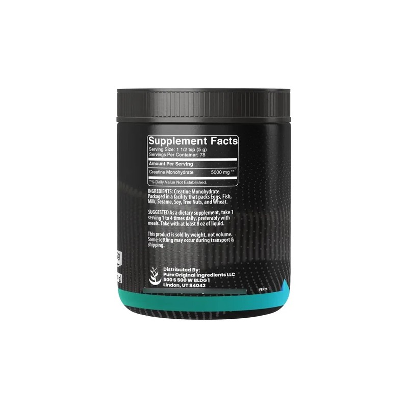 Pure Original Ingredients Creatine Monohydrate Powder 13.8oz