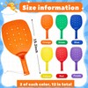 Seenelling 24 Pcs Plastic Paddleball Racket PE Equipment for Elementary