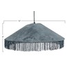 Cotton Velvet Pendant Light with Decorative Fringe Ceiling andKitchen Lights