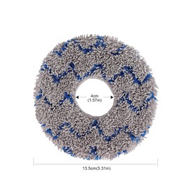 Mop Pads Compatible with ECOVACS DEEBOT X1 Omni / T20 Omni/ T10 Omni/ X2 Omni Series Robot Vacuum and Mop Cleaner - Reusable and Washable Replacement Mop Head Cloth（8 Pack）