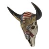 Ebros Gift Rustic Western Patriotic Bull Cow Steer Head Skull